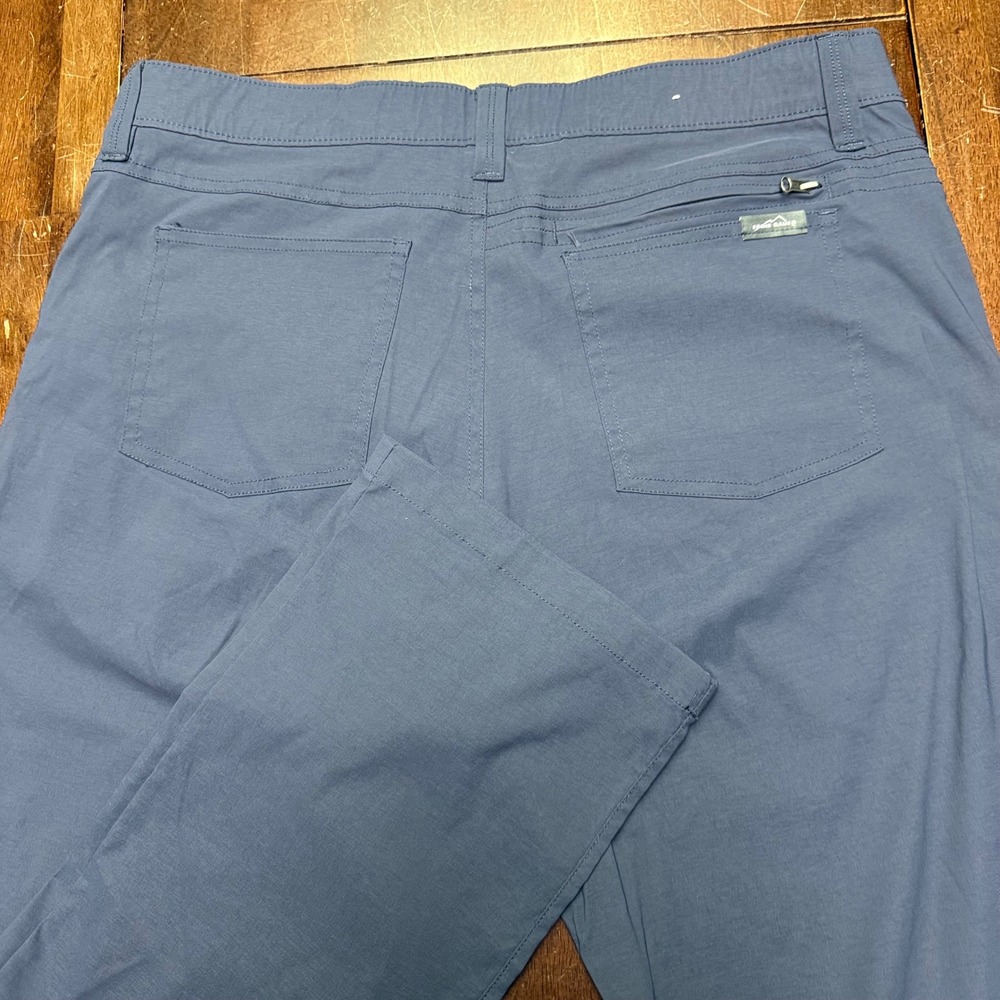 Eddie Bauer Pants Mens 34x32 Blue Horizon Guide Chino Stretch Water Resistant